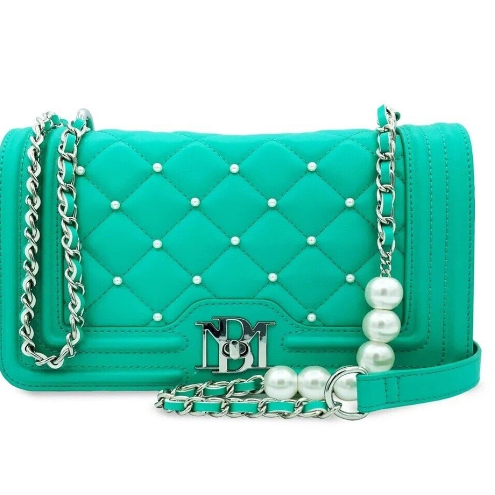 Badgley Mischka Bombe and Pearls Chain Bag